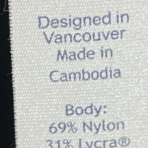 Lululemon Women's Size 6 Black‎ High Waist Cropped Tummy Control Legging - Picture 6 of 6